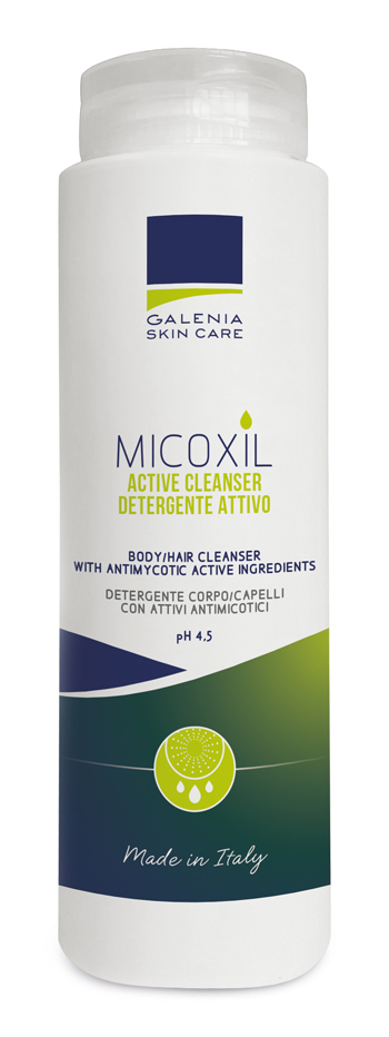 MICOXIL ACTIVE CLEANSER DETERGENTE PER CORPO E CAPELLI PH 4,5 250 ML - farmasconti.eu