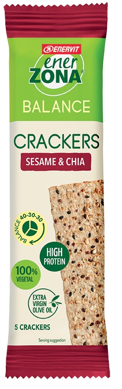 ENERZONA CRACKERS SESAME & CHIA 25 G - farmasconti.eu