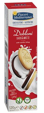PIACERI MEDITERRANEI DOBLONI DARK & WHITE 120 G - farmasconti.eu