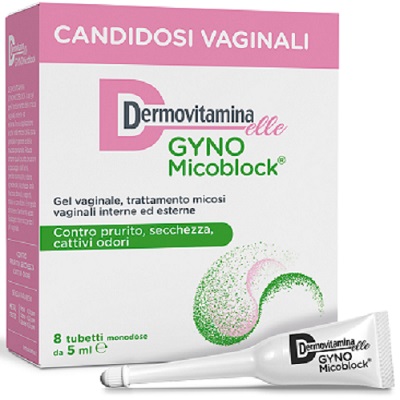 DERMOVITAMINA GYNOMICOBLOCK M 8 TUBETTI MONODOSE 5 ML - farmasconti.eu