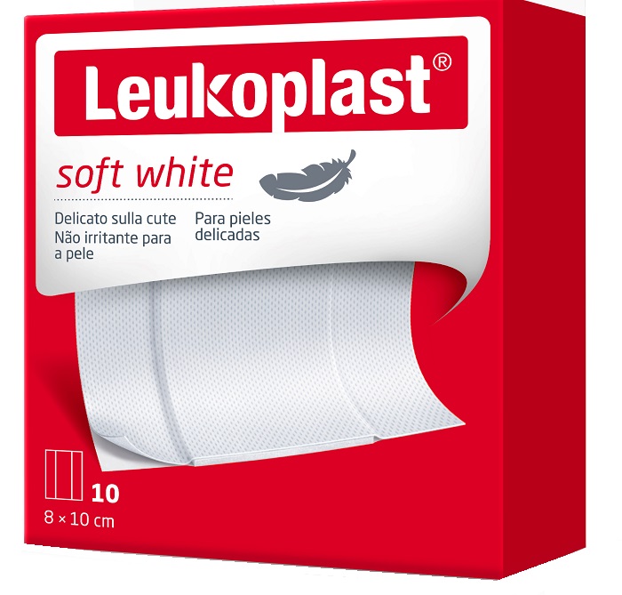LEUKOPLAST SOFT WHITE 100 X 8 CM 10 PEZZI - farmasconti.eu