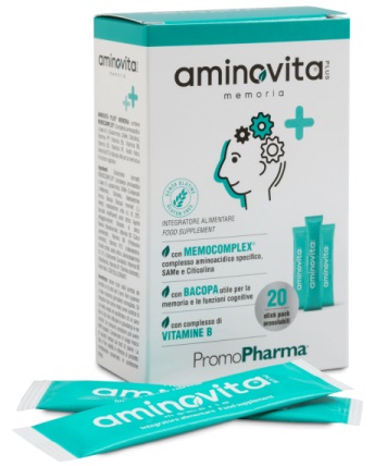 AMINOVITA PLUS MEMORIA 20 STICK PACK X 2 G - farmasconti.eu