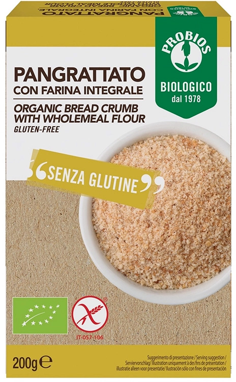 PANGRATTATO CON FARINA INTEGRALE 200 G - farmasconti.eu