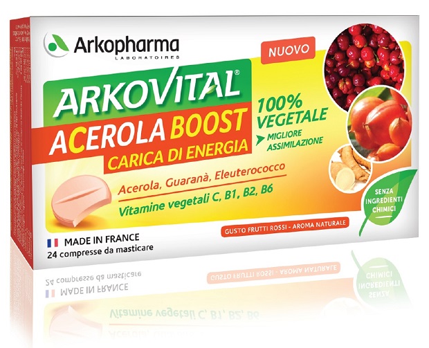 ARKOVITAL ACEROLA BOOST 24 COMPRESSE - farmasconti.eu