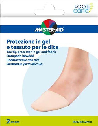 PROTEZIONE IN GEL E TESSUTO MASTER-AID FOOTCARE PUNTA DEI PIEDI 2 PEZZI C16 - farmasconti.eu