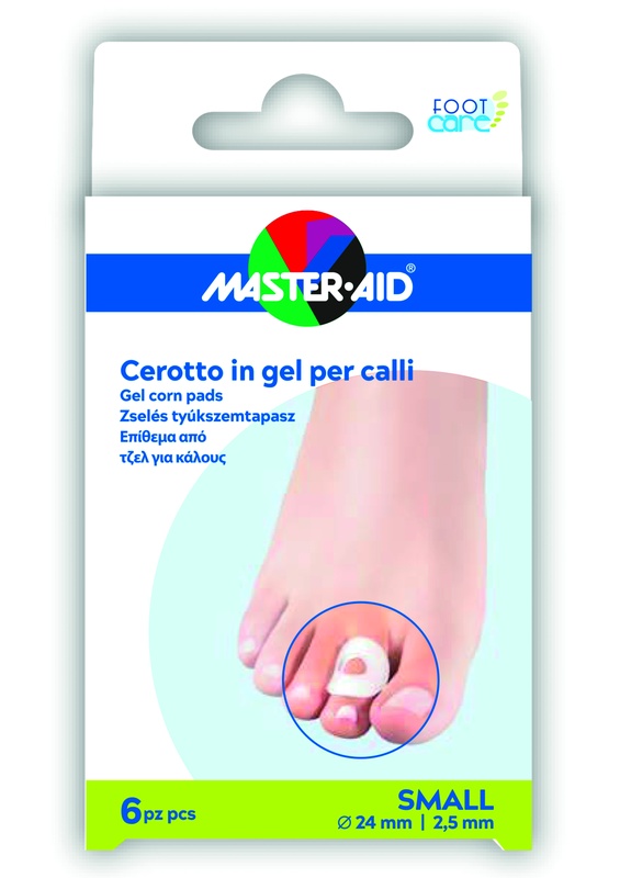 CEROTTO PROTEZIONE CALLI MASTER-AID FOOTCARE IN GEL SMALL 6 PEZZI B10 - farmasconti.eu