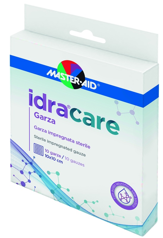 MASTER-AID IDRACARE GARZA IMPREGNATA 10X10 CM 10 PEZZI - farmasconti.eu