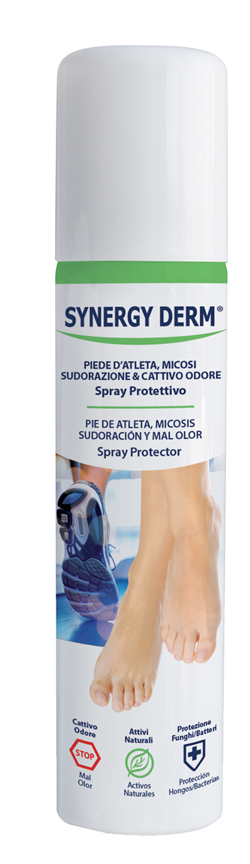SYNERGY DERM SPRAY PIEDE ATLETA MACERAZIONE SUDORE - farmasconti.eu