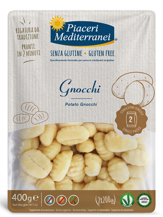 PIACERI MEDITERRANEI GNOCCHI 400 G - farmasconti.eu