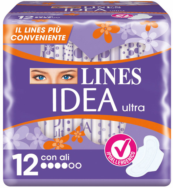 IDEA ULTRA ASSORBENTE GIORNO CON ALI 12 PEZZI - farmasconti.eu
