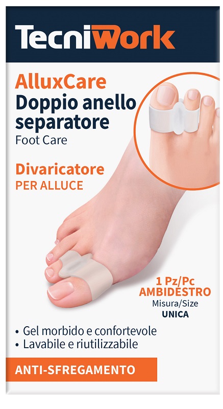ALLUX CARE SEPARATORE E DIVARICATORE PER ALLUCE A DOPPIO ANELLO - farmasconti.eu