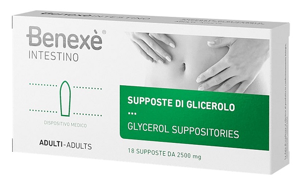 SUPPOSTE DI GLICEROLO PER ADULTI BENEXE' INTESTINO 18 PEZZI - farmasconti.eu