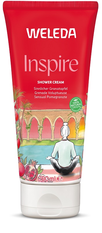 WELEDA INSPIRE DOCCIA CREMOSA MELOGRANO 200 ML - farmasconti.eu