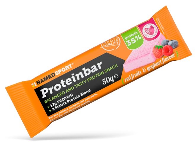 PROTEINBAR RED FRUITS & YOGHURT BARRETTA 50 G - farmasconti.eu