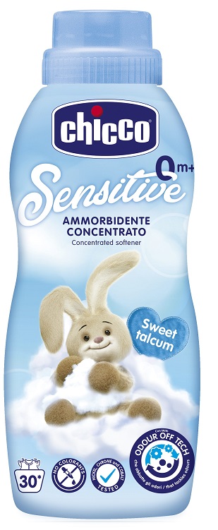 CHICCO SENSITIVE 0M+ AMMORBIDENTE CONCENTRATO SWEET TALCUM 750 ML - farmasconti.eu