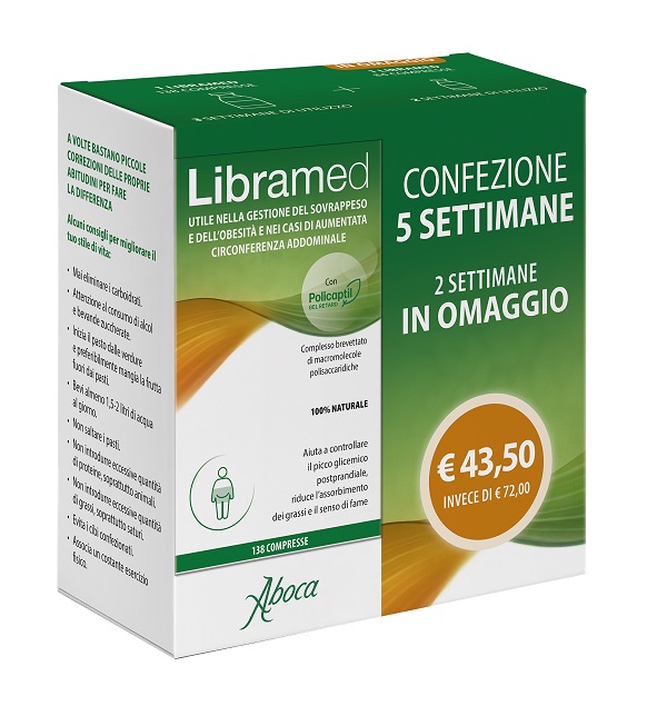 LIBRAMED TRATTAMENTO 5 SETTIMANE 138 + 84 COMPRESSE - farmasconti.eu