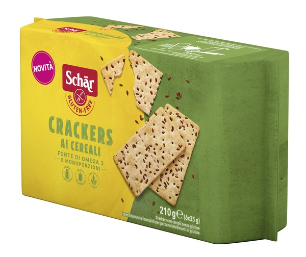SCHAR CRACKERS CEREALI SENZA LATTOSIO 6 MONOPORZIONI DA 35 G - farmasconti.eu