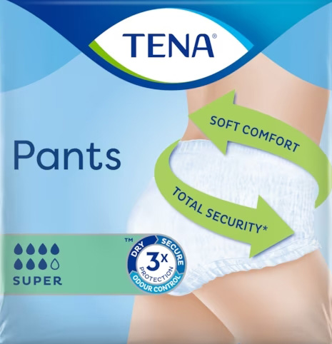 PANNOLONE PULL UP TENA PANTS SUPER TAGLIA LARGE 10 PEZZI - farmasconti.eu