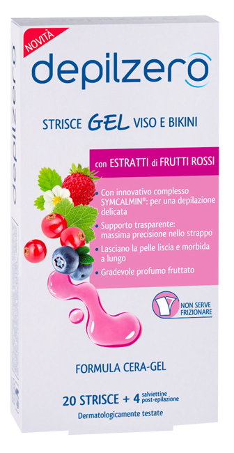 DEPILZERO STRISCE GEL VISO BIKINI 24 PEZZI - farmasconti.eu