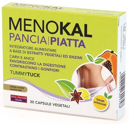 MENOKAL PANCIA PIATTA TUMMY TUCK 30 CAPSULE - farmasconti.eu