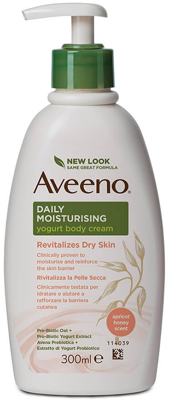 AVEENO CREMA CORPO YOGURT ALBICOCCA&MIELE 300 ML - farmasconti.eu