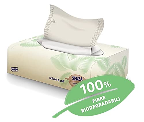 TEMPO BOX FAZZOLETTI NATURAL&SOFT 70 PEZZI - farmasconti.eu