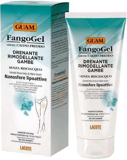 GUAM FANGOGEL DRENANTE RIMODELLANTE GAMBE 200 ML - farmasconti.eu