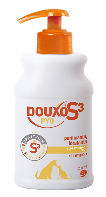 DOUXO S3 PYO SHAMPOO FLACONE 200 ML - farmasconti.eu