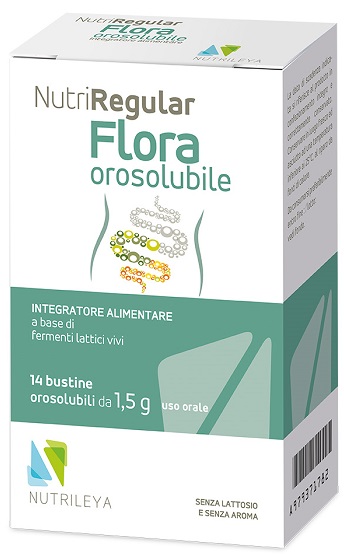 NUTRIREGULAR FLORA 14 BUSTINE OROSOLUBILI - farmasconti.eu