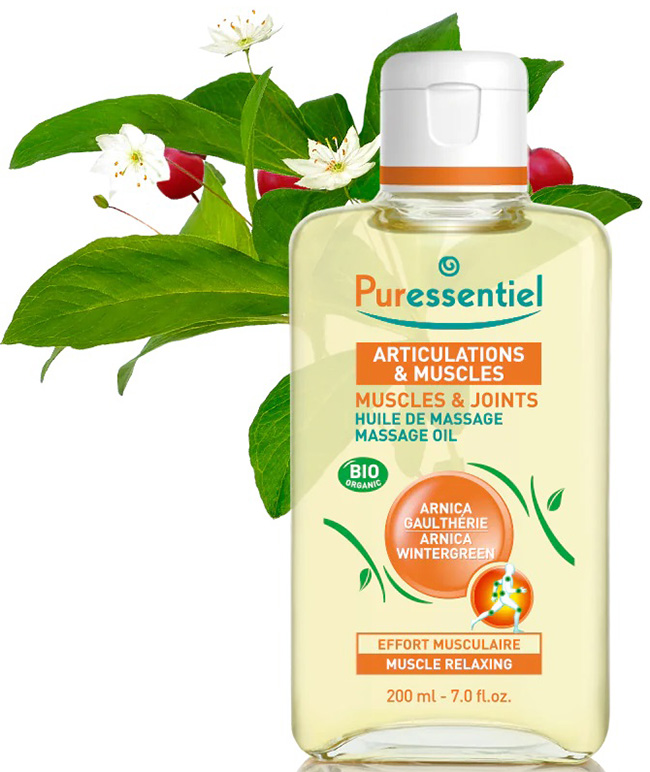 PURESSENTIEL MUSCOLO OLIO MASSAGGIO 200 ML - farmasconti.eu