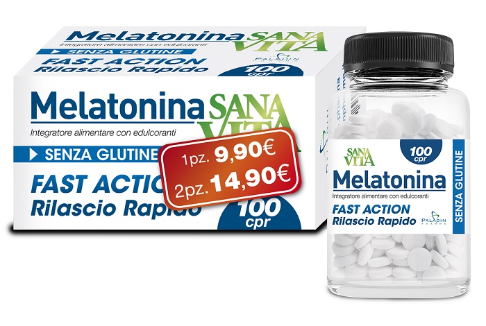 SANAVITA MELATONINA 100 COMPRESSE - farmasconti.eu