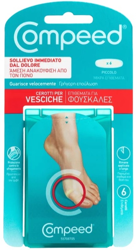 COMPEED CEROTTI PER VESCICHE PICCOLO 6 PEZZI - farmasconti.eu