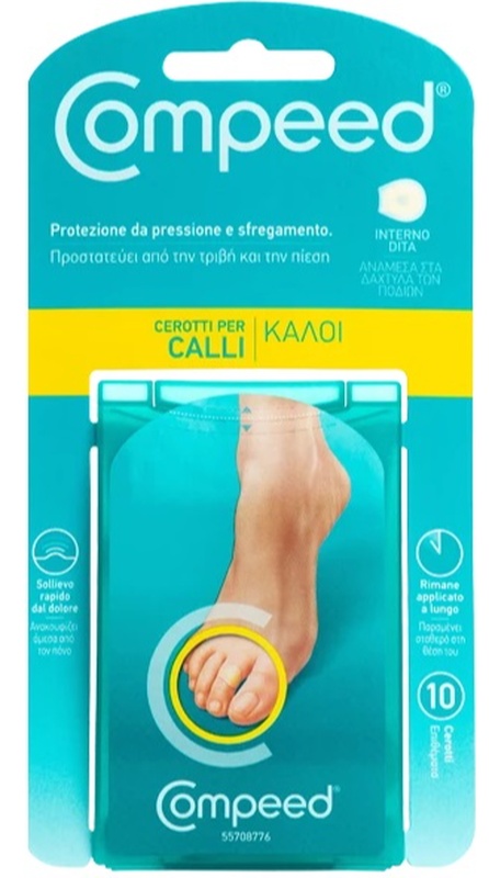 COMPEED CEROTTI PER CALLI INTERNO DITA 10 PEZZI - farmasconti.eu