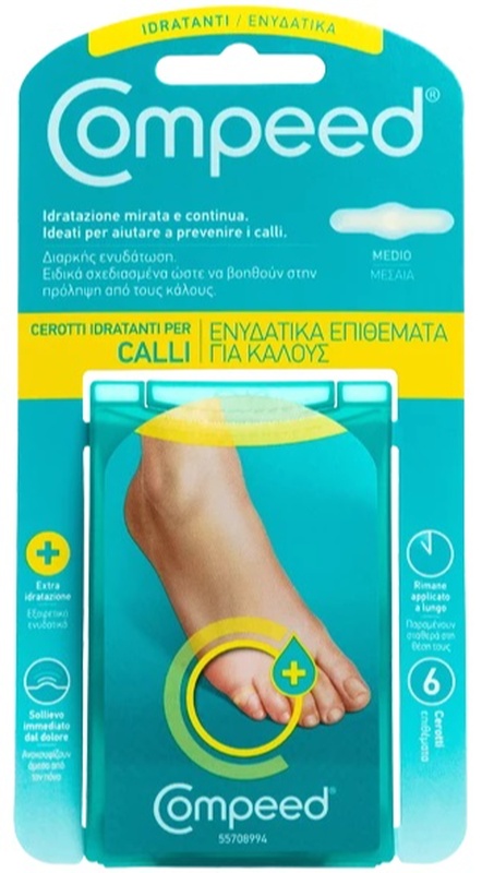COMPEED CEROTTI PER CALLI IDRATANTI 6 PEZZI - farmasconti.eu