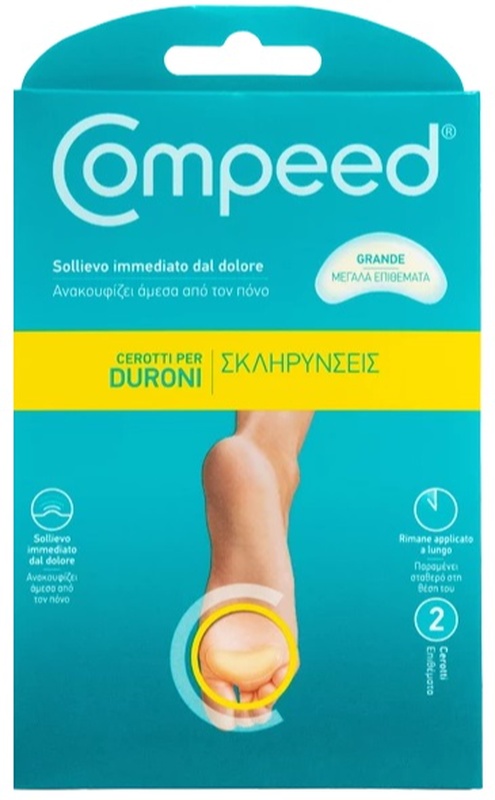 COMPEED CEROTTI PER DURONI LARGO 2 PEZZI - farmasconti.eu