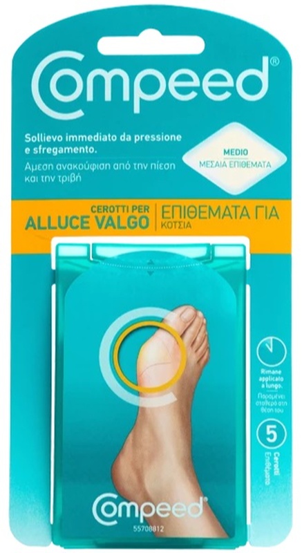 COMPEED CEROTTI PER ALLUCE VALGO 5 PEZZI - farmasconti.eu