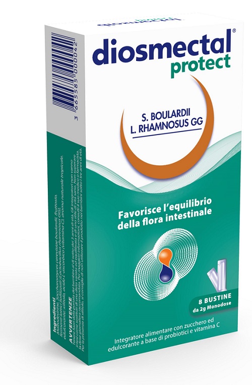 DIOSMECTAL PROTECT 8 BUSTINE OROSOLUBILI 2 G - farmasconti.eu