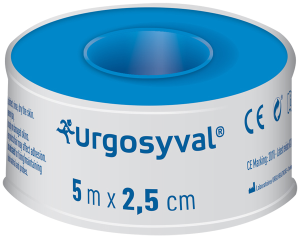 CEROTTO IN ROCCHETTO URGO URGOSYVAL 5 M X 2,5 CM - farmasconti.eu
