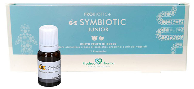 PROBIOTIC+ GSE SYMBYOTIC JUNIOR FRUTTI DI BOSCO 7 FLACONCINI - farmasconti.eu
