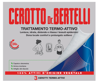 DR BERTELLI CEROTTO TERMO-ATTIVO 3 PEZZI - farmasconti.eu
