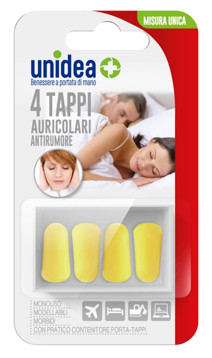 UNIDEA TAPPI AURICOLARI 4 PEZZI - farmasconti.eu
