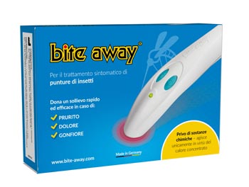 BITE AWAY DISPOSITIVO ELETTRONICO PER IL TRATTAMENTO DELLE PUNTURE DI INSETTI - farmasconti.eu