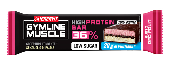 ENERVIT HIGH PROTEIN BAR 36% RED FRUIT BARRETTA 55 G - farmasconti.eu