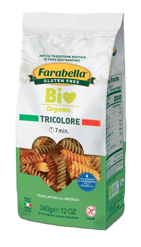 FARABELLA BIO FUSILLI TRICOLORE 340 G - farmasconti.eu