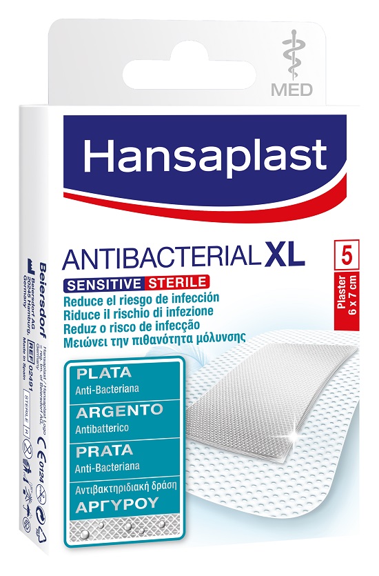 HANSAPLAST SENSITIVE EXTRA LARGE SILVER 5 PEZZI - farmasconti.eu