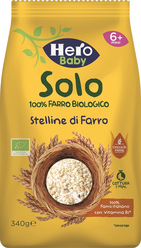 HERO SOLO PASTINA DI FARRO 100% BIO 340 G - farmasconti.eu