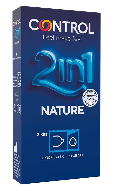 CONTROL 2IN1 NATURE 2,0 + NATURE LUBE 3+ 3 PEZZI - farmasconti.eu
