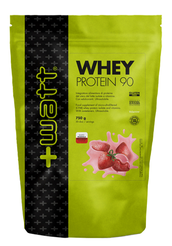 WHEY PROTEIN 90 FRAGOLA 750 G DOYPACK - farmasconti.eu