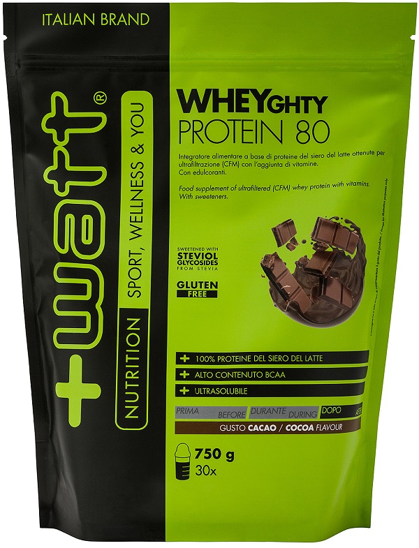 WHEYGHTY PROTEIN 80 CACAO DOYPACK 750 G - farmasconti.eu