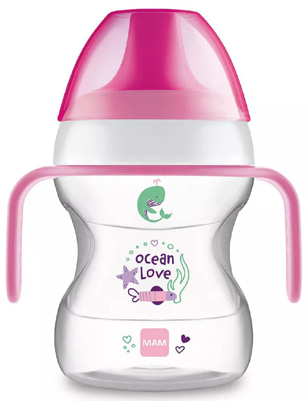 MAM LEARN TO DRINK CUP 190 ML 6+ BECCUCCIO RIGIDO FEMMINA - farmasconti.eu